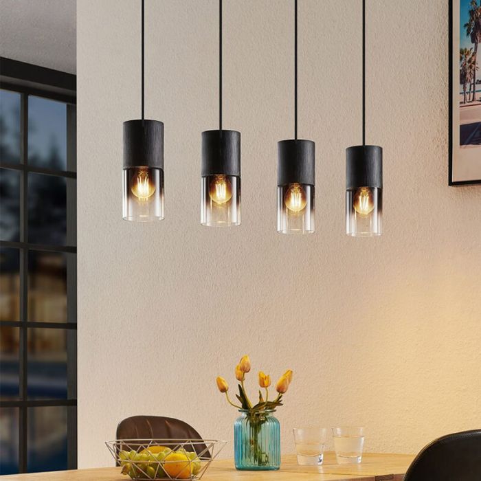Grå pendler lampe modern, Amadi