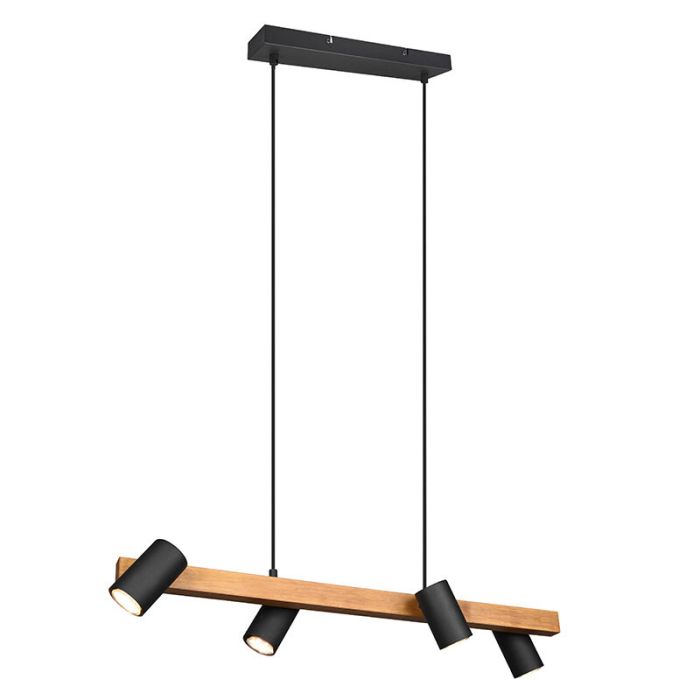 Sort pendler lampe modern, Kaso