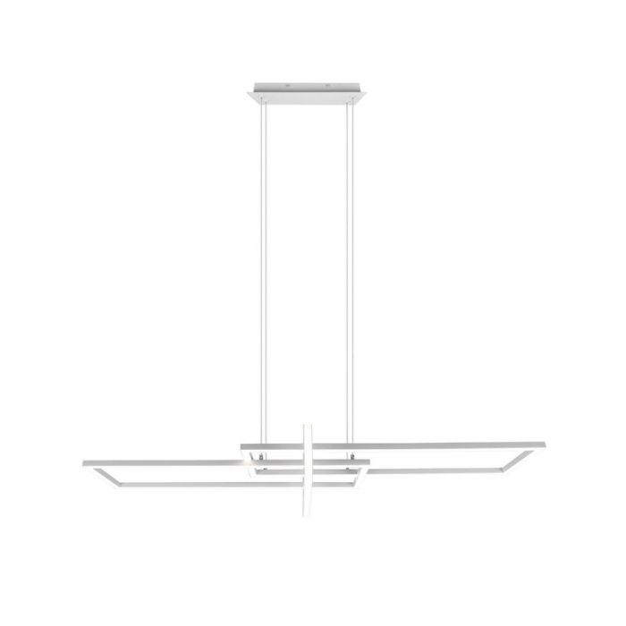 Hvid pendler lampe modern, Hatun, 34W, 4000K LED