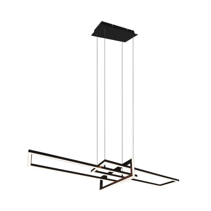 Sort pendler lampe modern, Hatun, 34W, 3000K LED