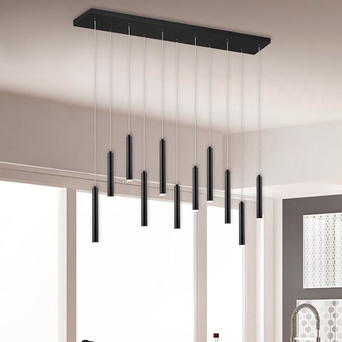 Sort pendler lampe modern, Jessamy, 2,5W, 3000K LED
