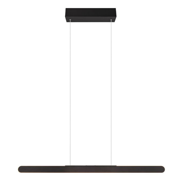 Sort pendler lampe modern, Dwayn, 28W, varm til kold hvid justerbar LED