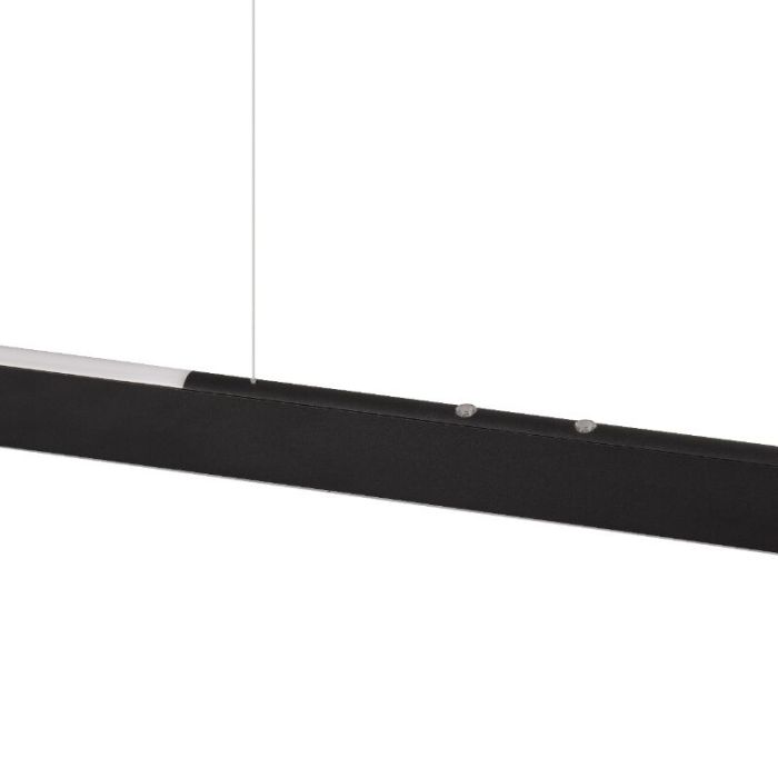 Sort pendler lampe modern, Dwayn, 28W, varm til kold hvid justerbar LED