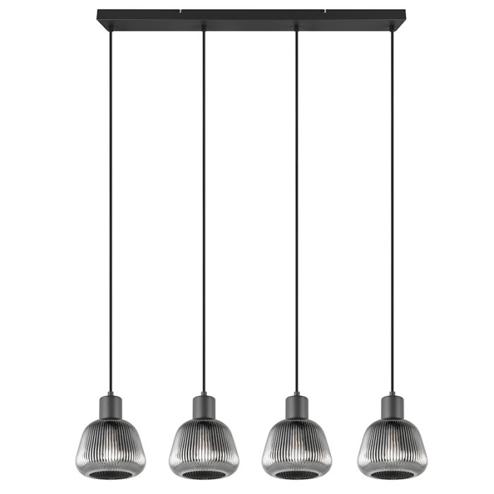 Sort pendler lampe modern, Meriem