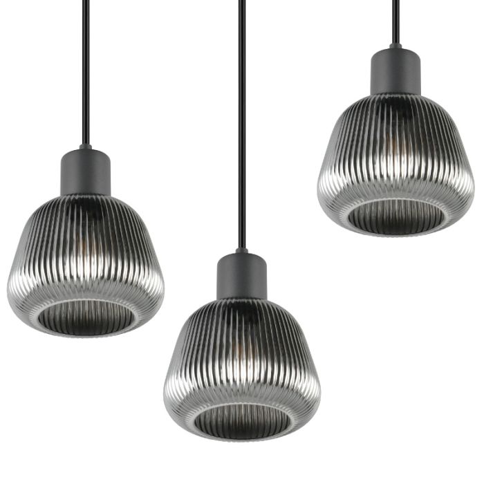 Sort pendler lampe modern, Meriem