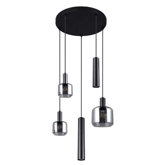 Sort pendel lampe spisebord design, Lahcen