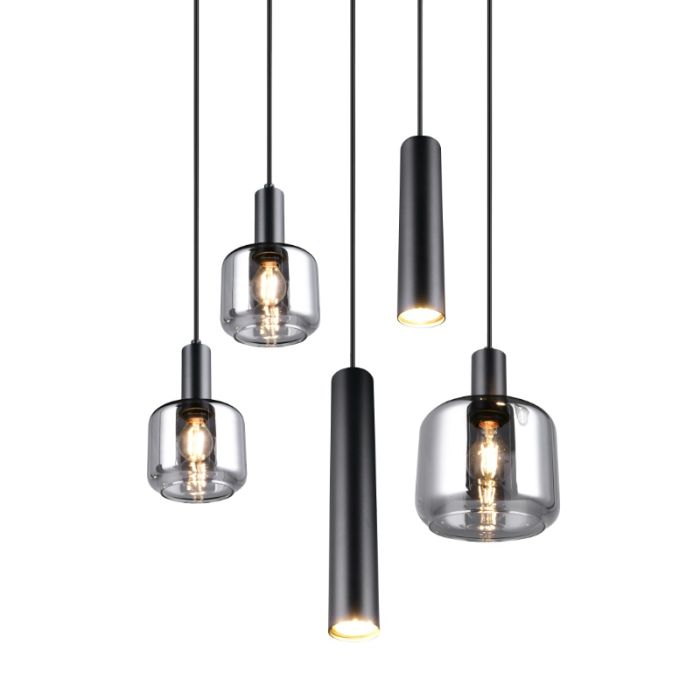 Sort pendel lampe spisebord design, Lahcen