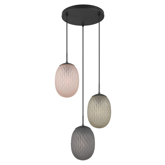 Multi-Farvet pendler lampe design, Danyal