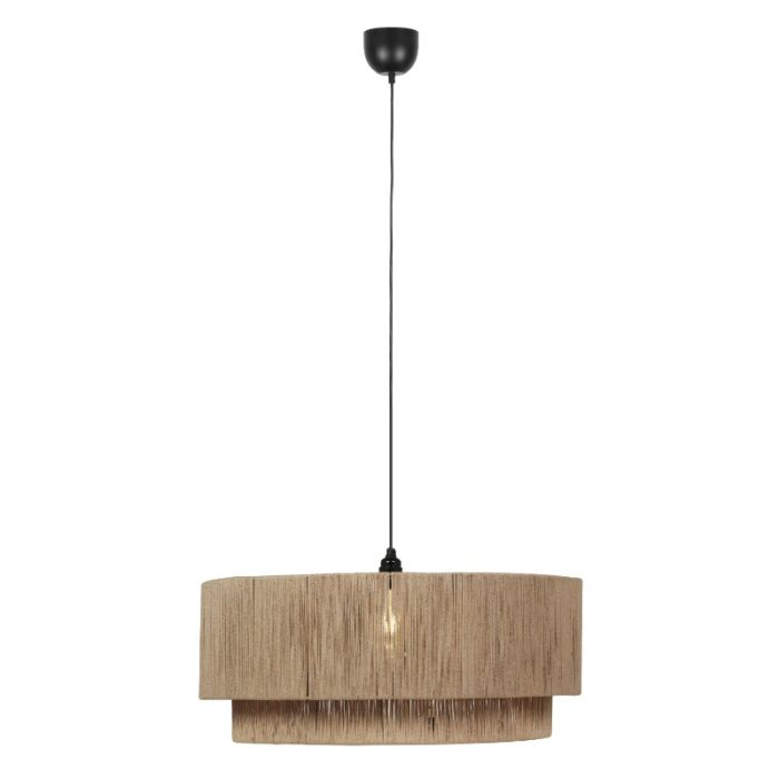 Beige pendel lampe spisebord rustik, Rinus