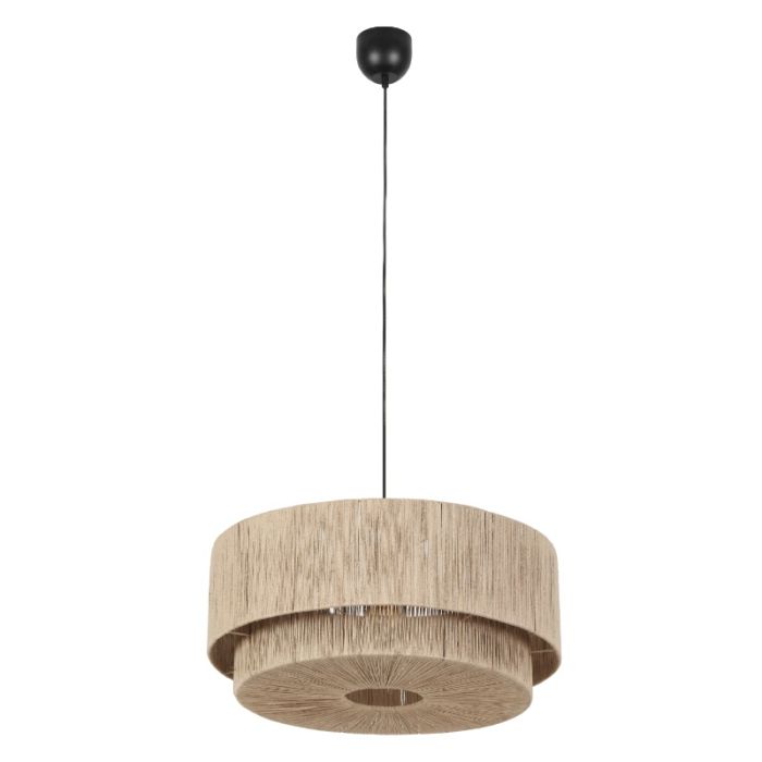 Beige pendel lampe spisebord rustik, Rinus