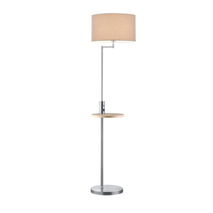 Grå gulv lampe modern, Logiso