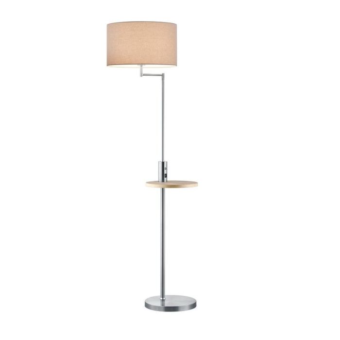 Grå gulv lampe modern, Logiso