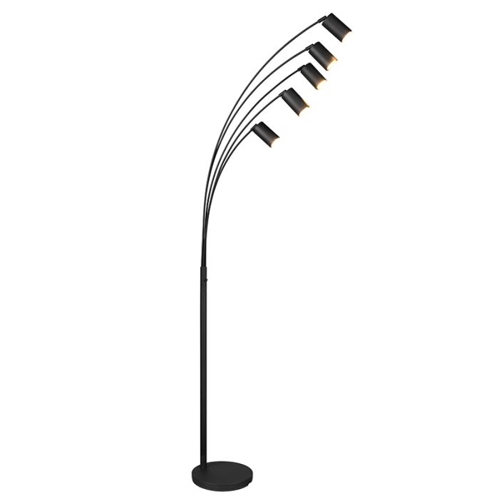 Sort gulv lampe modern, Kaso