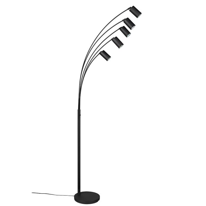Sort gulv lampe modern, Kaso