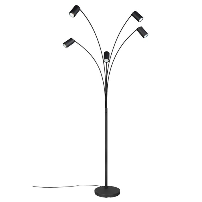 Sort gulv lampe modern, Kaso
