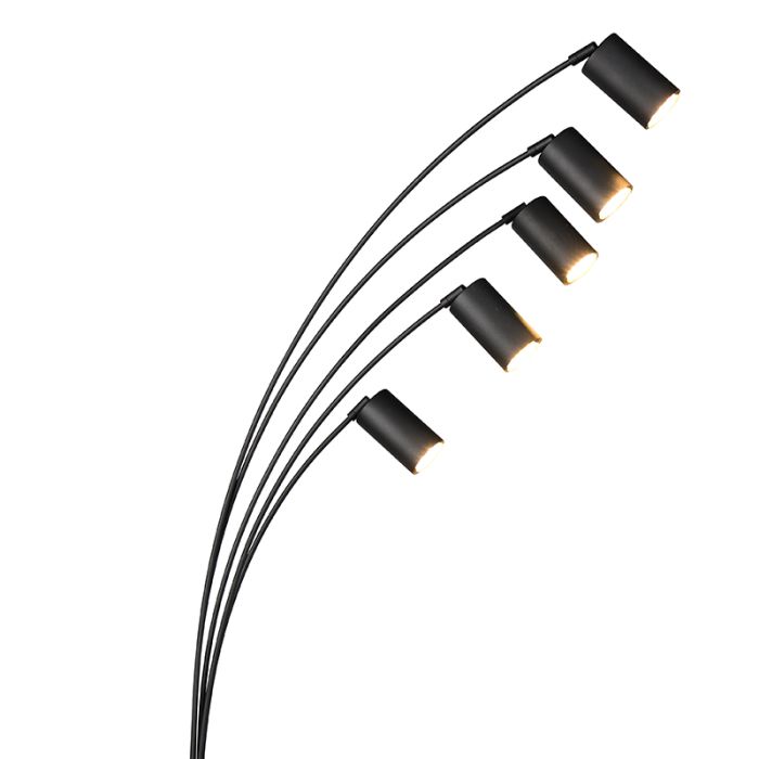 Sort gulv lampe modern, Kaso