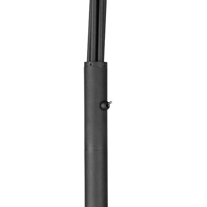 Sort gulv lampe modern, Kaso