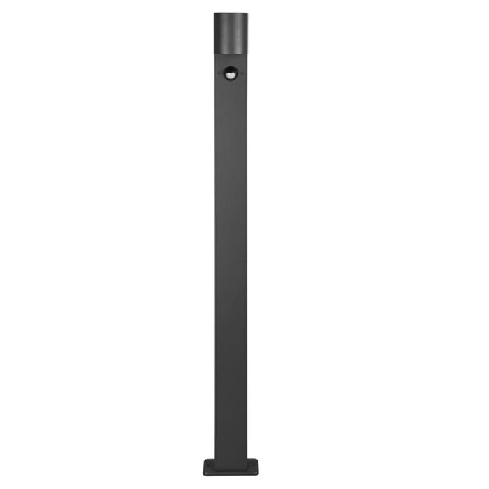 Antracit udendørslampe gulvlampe med bevægelsessensor modern, Laurien, IP44