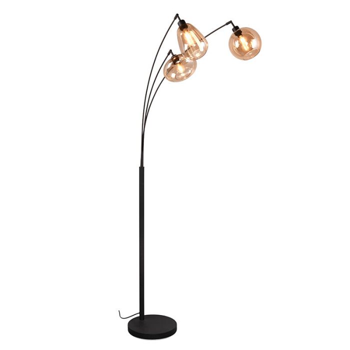 Rav gulv lampe design, Sybren, med brytare