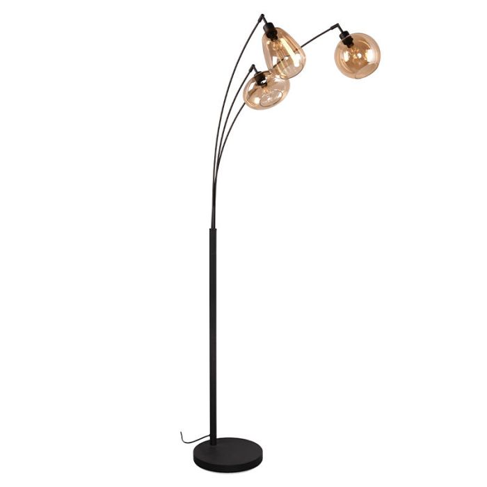 Rav gulv lampe design, Sybren, med brytare