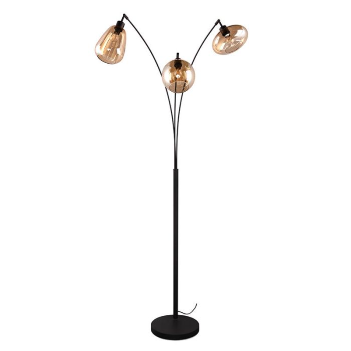Rav gulv lampe design, Sybren, med brytare
