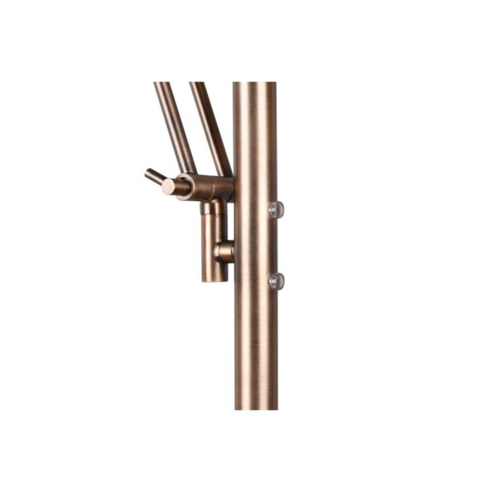 Bronze læselampe gulv modern, Yazid, 32W, justerbar lysfarve LED