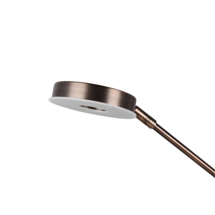 Bronze læselampe gulv modern, Yazid, 32W, justerbar lysfarve LED