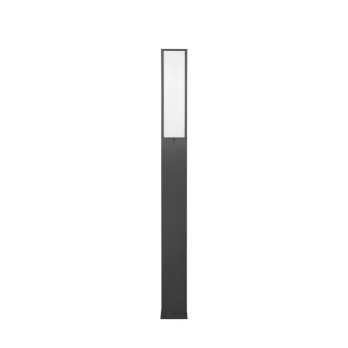 Antracit udendørslampe modern, Tessy, 15W, 3000K LED, IP54