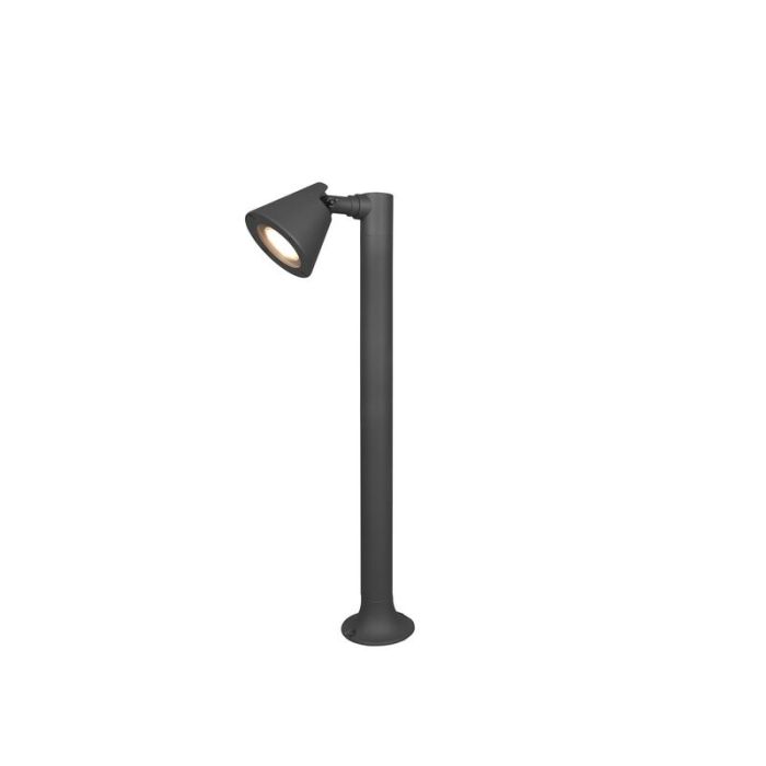 Antracit udendørs bordlampe modern, Yannik, IP44