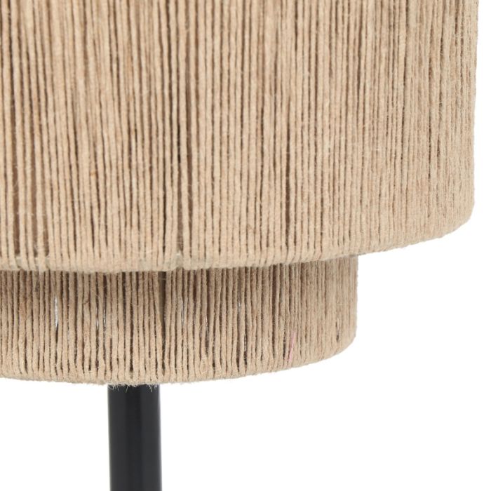 Beige bordlampe rustik, Rinus