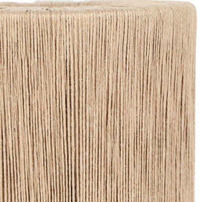 Beige bordlampe rustik, Rinus