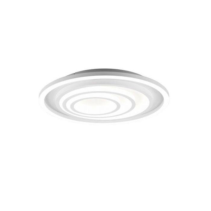 Hvid plafond modern, Carolijn, 40W, varm til kold hvid justerbar LED, med fjärrkontroll