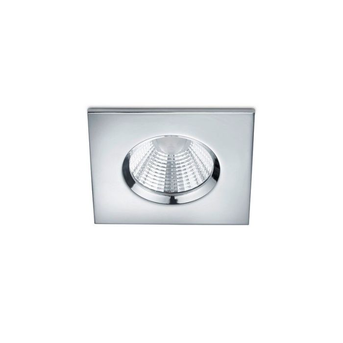 Krom indbygningsspot badeværelse modern, Iman, 5W, 3000K LED, IP65