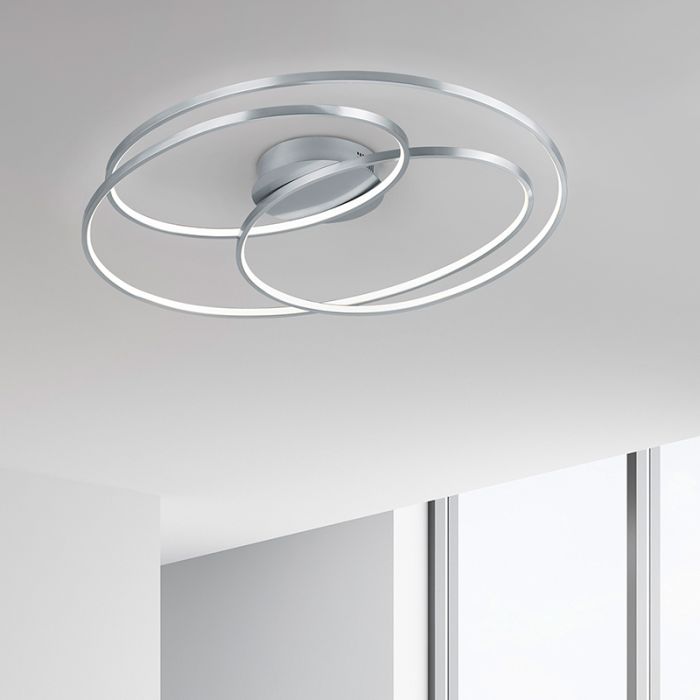 Nikkel plafond modern, Sabra, 50W, 3000K LED