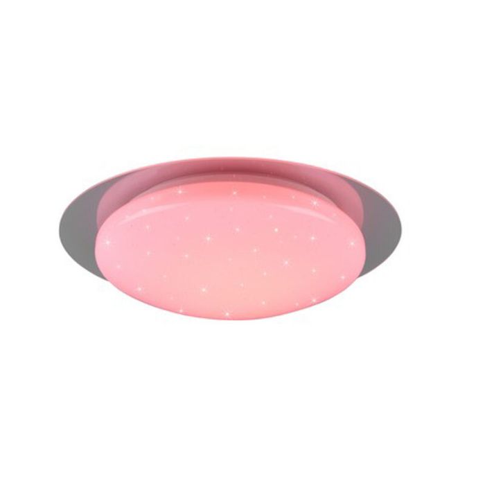 Hvid loftlampe badeværelse modern, Marlena, 12W, 4000K LED, IP44, med fjärrkontroll