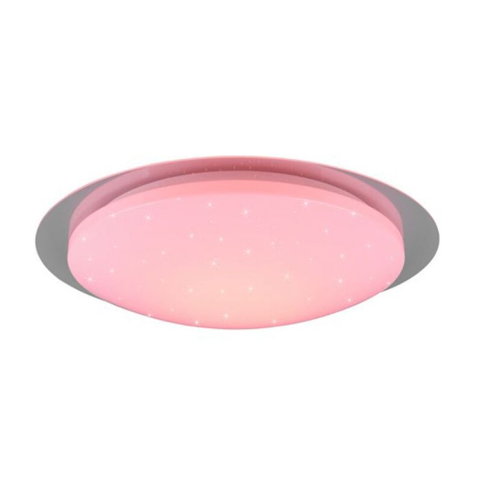 Hvid loftlampe badeværelse modern, Marlena, 18,5W, 4000K LED, IP44, med fjärrkontroll