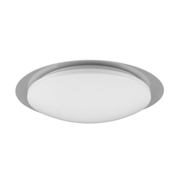 Hvid loftlampe badeværelse modern, Marlena, 18,5W, 4000K LED, IP44, med fjärrkontroll