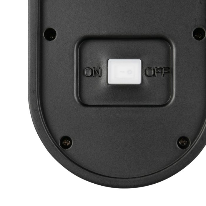 Sort udendørs væglampe solcelle modern, Laquisha, 3W, 4000K LED, IP44