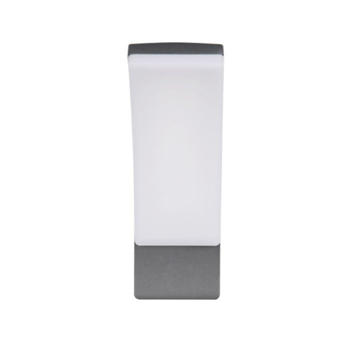 Antracit udendørslampe modern, Popke, 12,5W, 4000K LED, IP44