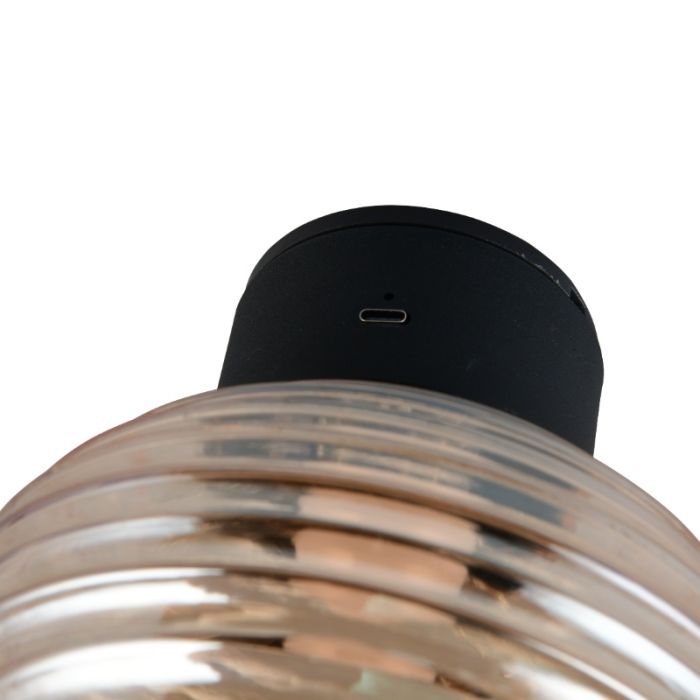 Rav genopladelige væglampe modern, Walid, 1,5W, 3000K LED, 3 trins lysdæmper
