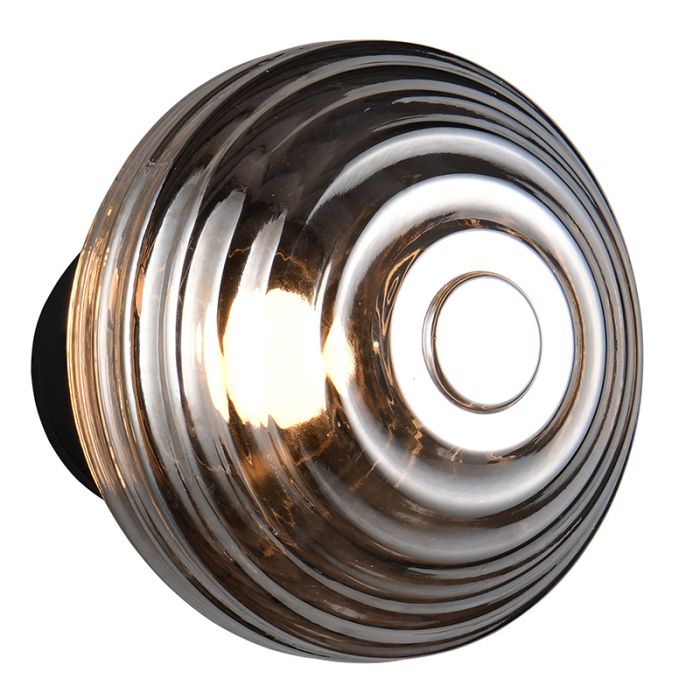 Grå genopladelige væglampe modern, Walid, 1,5W, 3000K LED, 3 trins lysdæmper