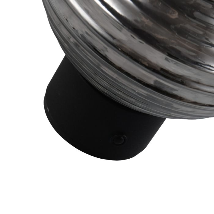 Grå genopladelige væglampe modern, Walid, 1,5W, 3000K LED, 3 trins lysdæmper