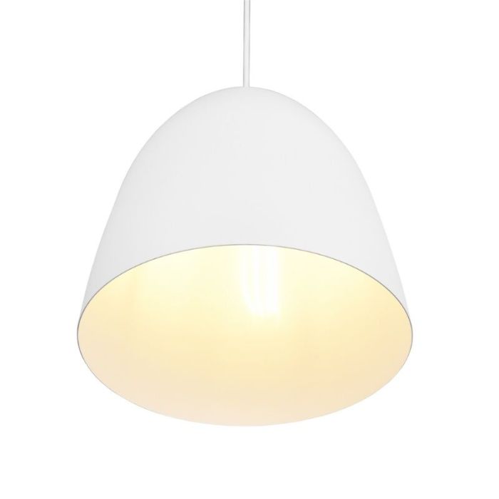 Hvid pendel kuppel modern, Ingmar