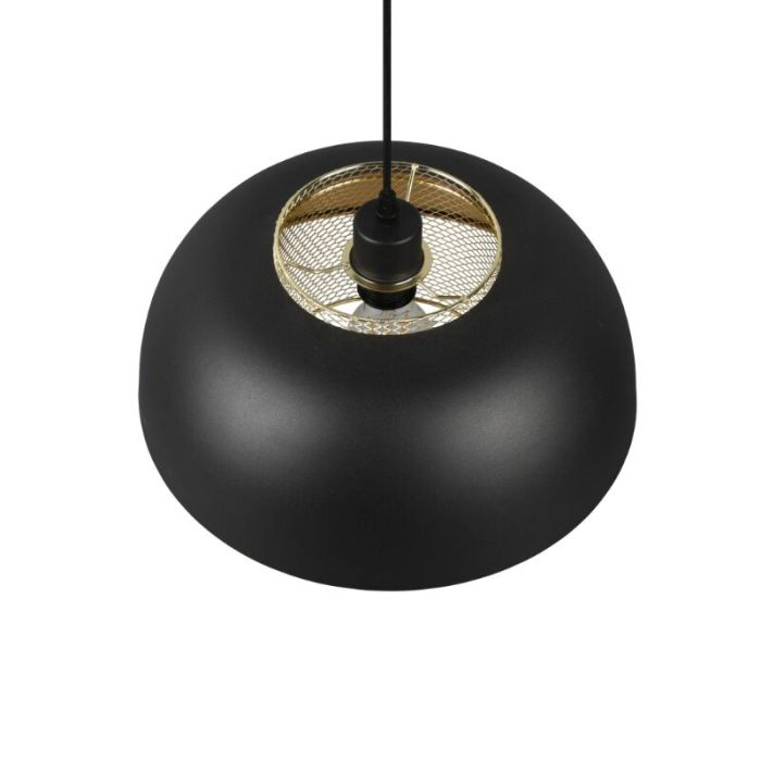 Sort pendler lampe industri, Sylvano