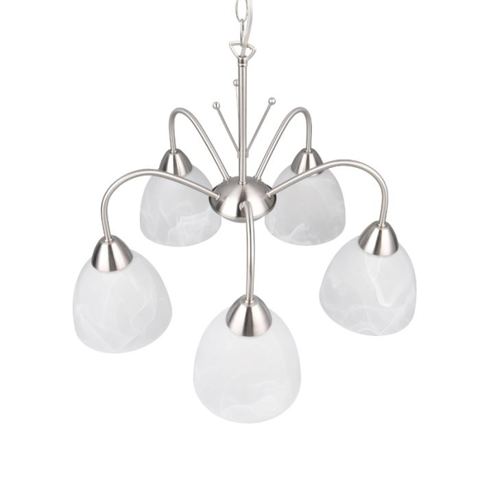 Hvid pendler lampe klassisk, Ozlem