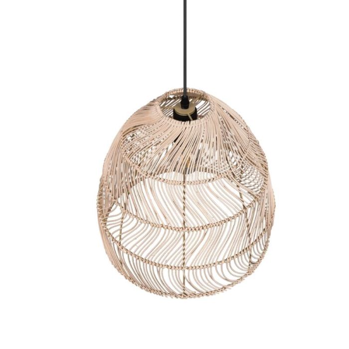 Rattan pendler lampe brun, Symon