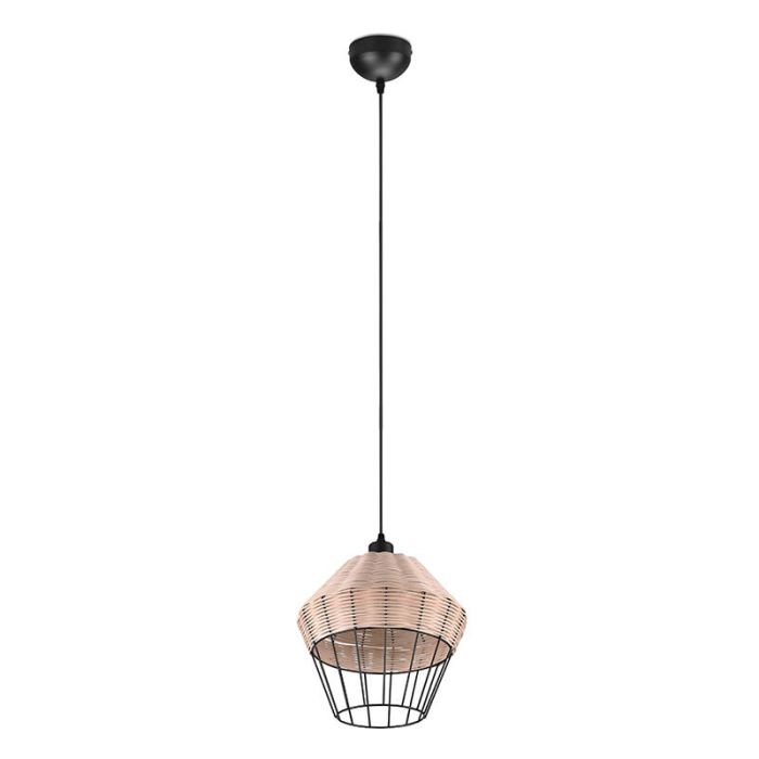 Rattan pendler lampe brun, Mirne