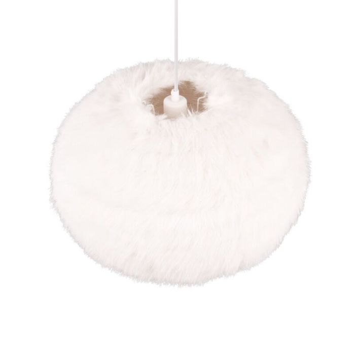 Beige pendler lampe stof, Vijay