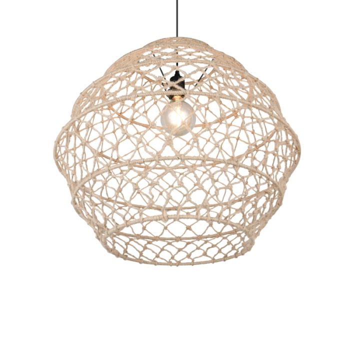 Brun pendler lampe rustik, Liduina