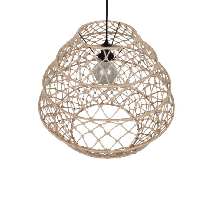 Brun pendler lampe rustik, Liduina